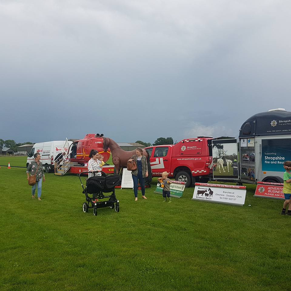 Air Ambulance & Shropshire Fire & Rescue